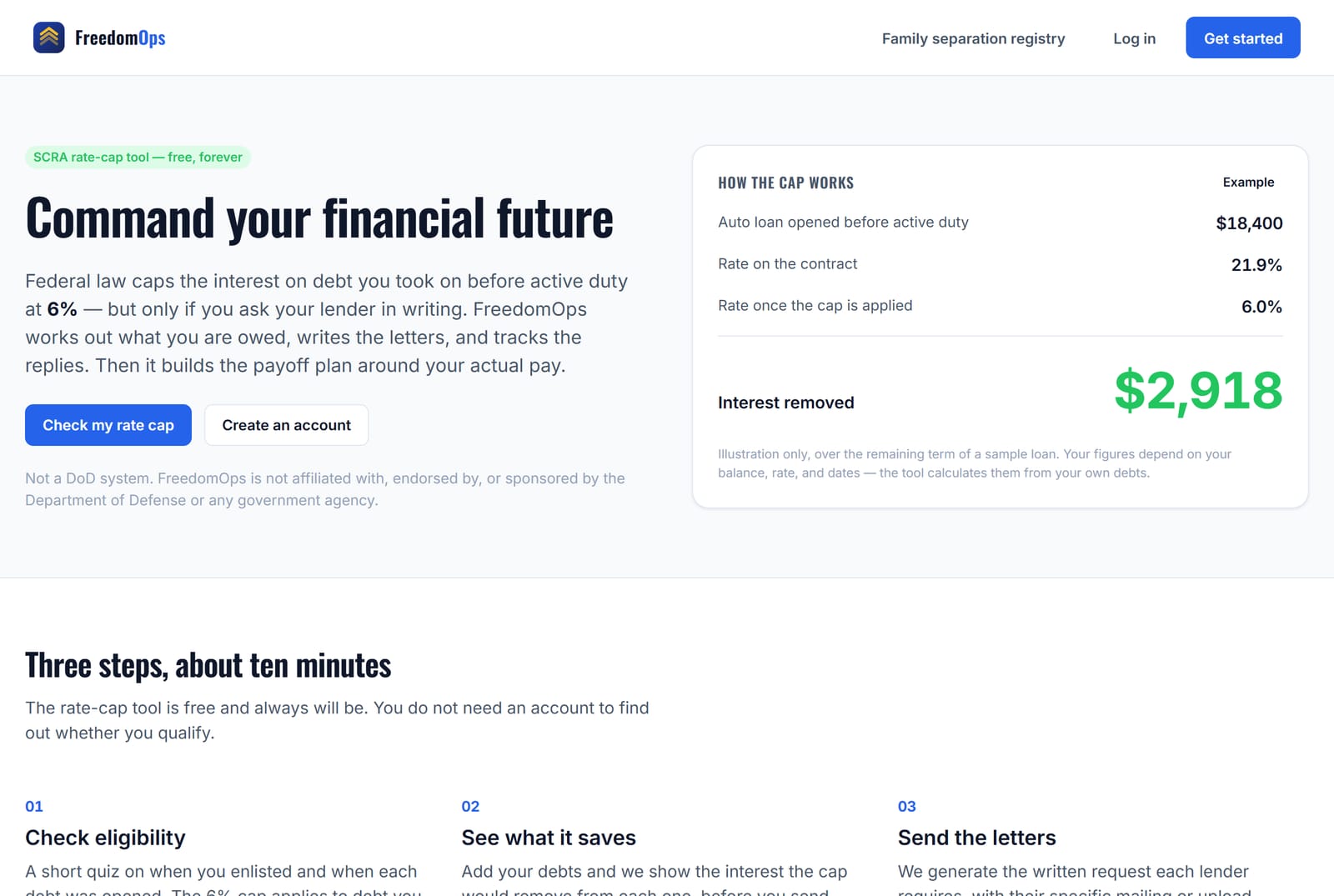 FreedomOps running in production